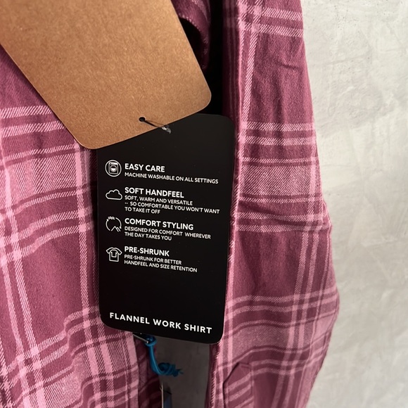 Mens Surf & Swim Co. Flannel Plaid Button Down Overshirt Size S NWT - Picture 4 of 10